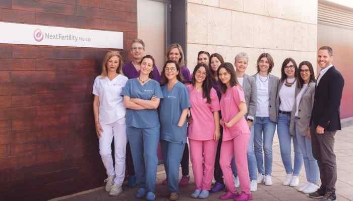 Equipo médico en Next Fertility Murcia